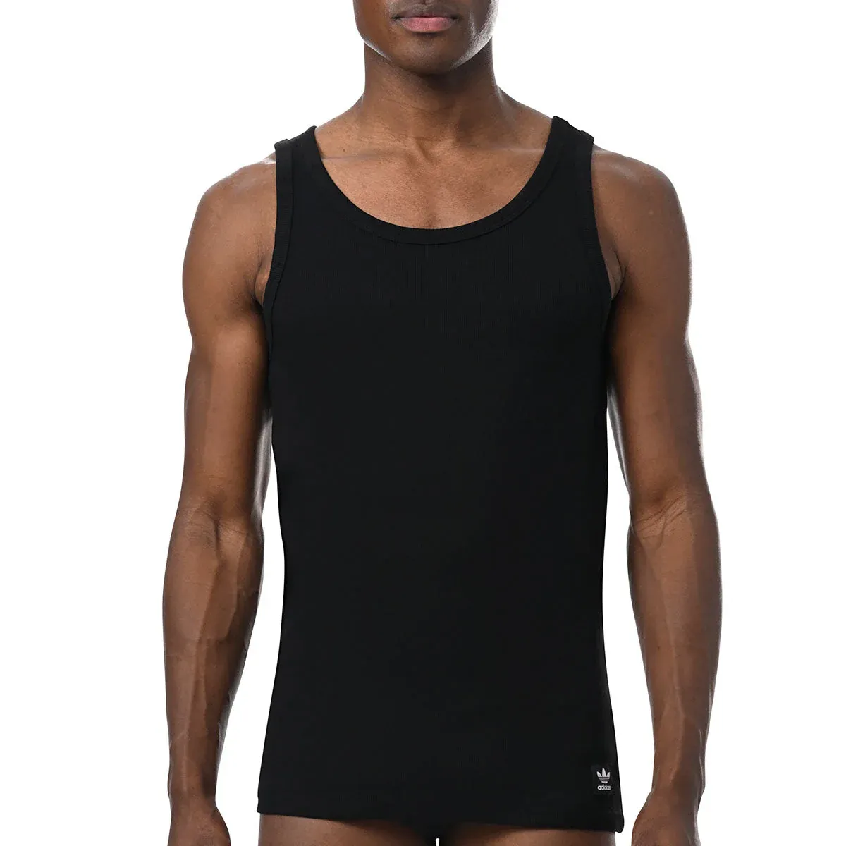 Lot de 2 débardeurs homme Rib Cotton Tank Adidas Original – Image 2