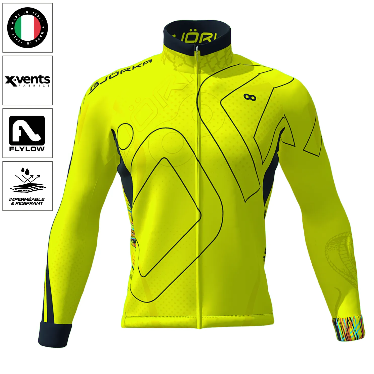 Veste Thermique Cobra Jaune Fluo