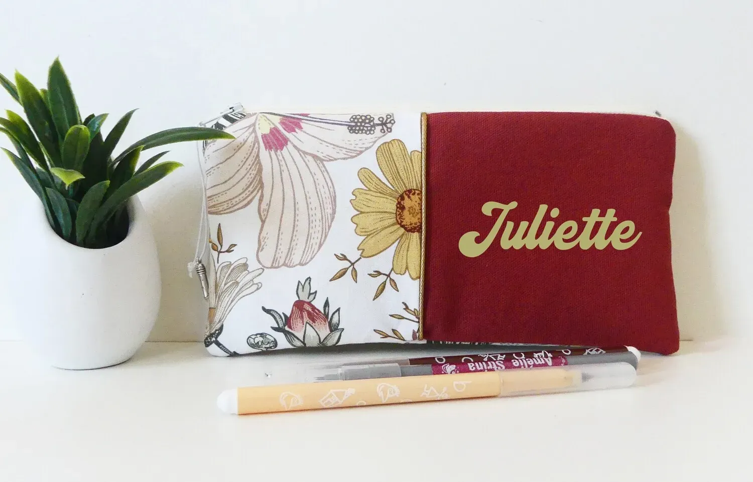 Trousse d’école – Fleurie et Bordeaux – Image 3