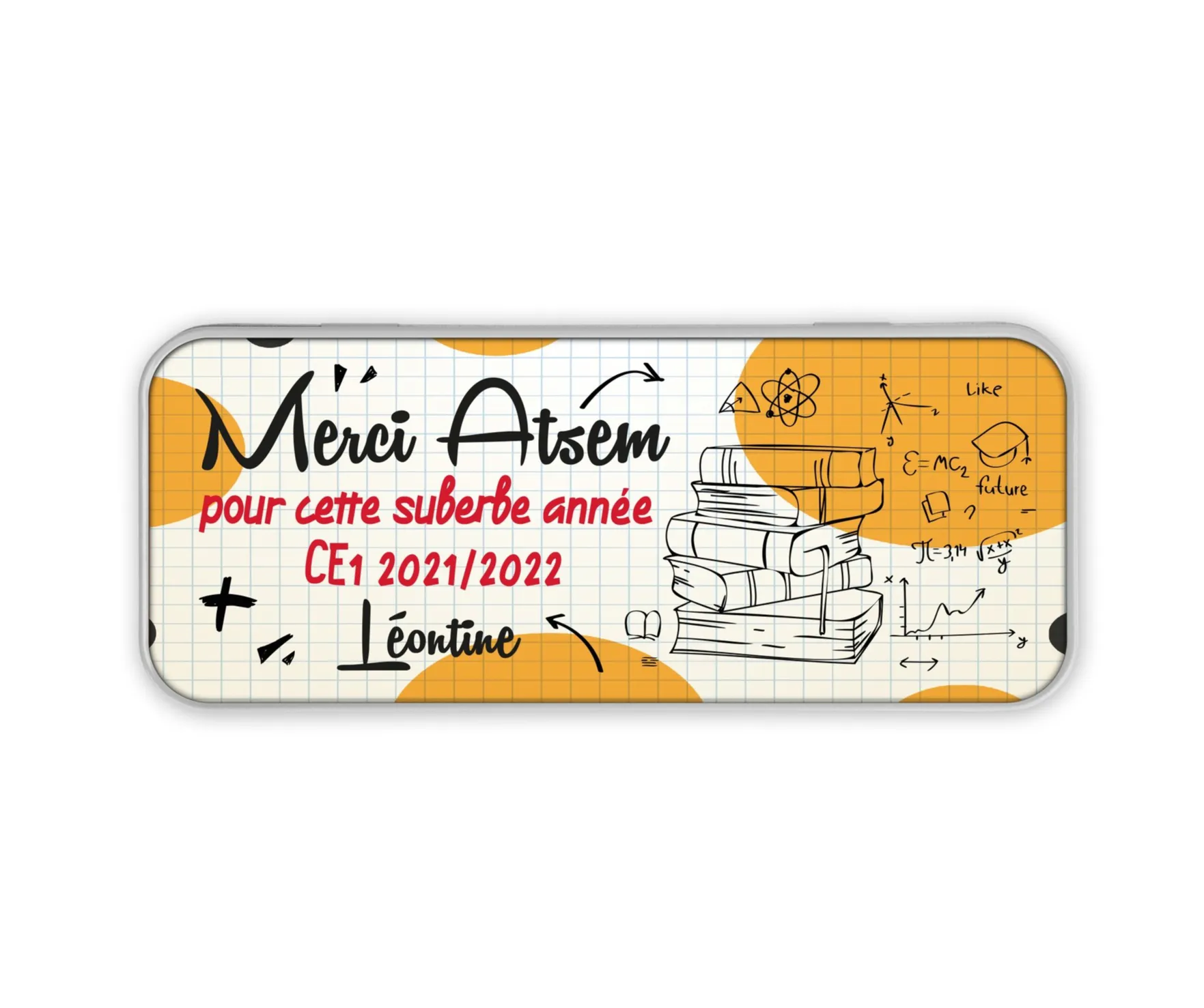 Boîte à crayons – Merci pour cette superbe année
