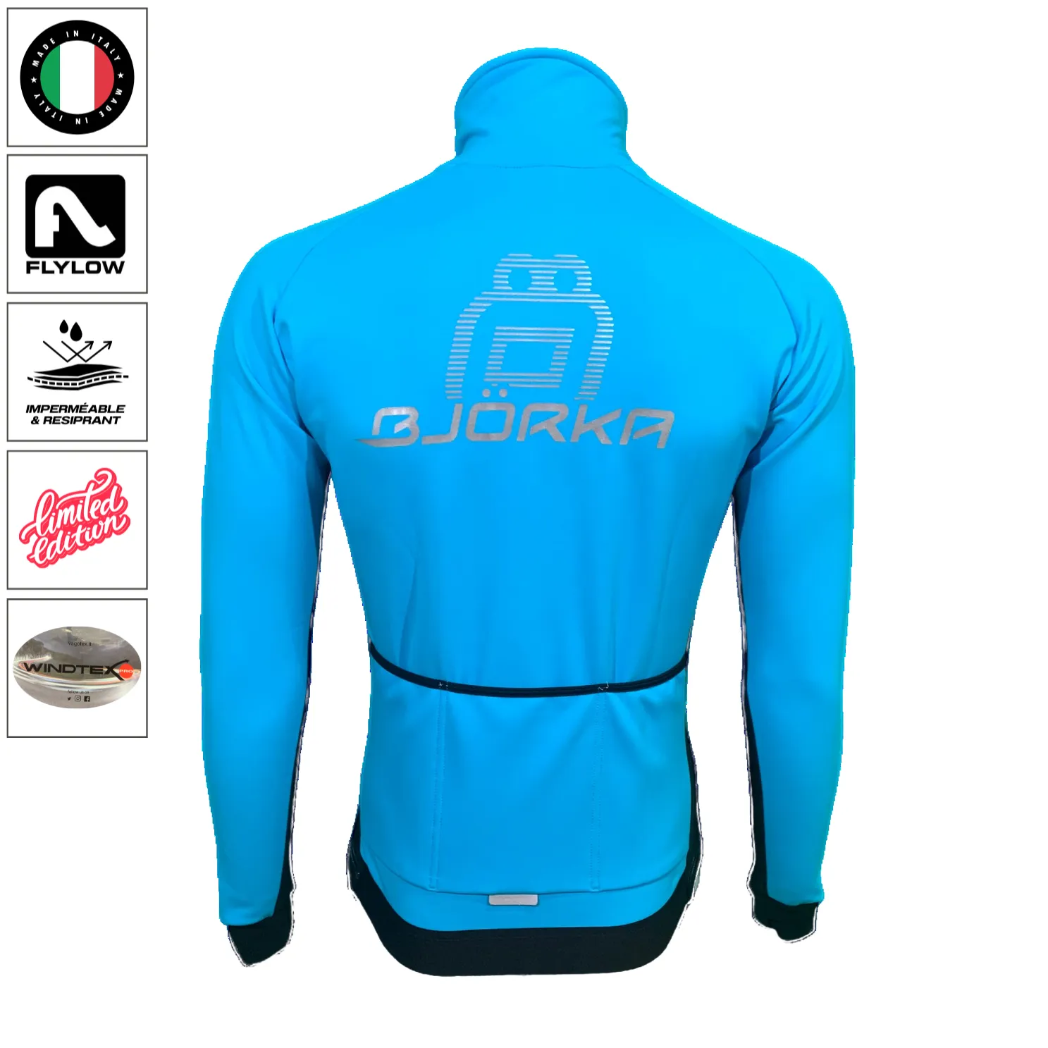Veste Thermique Micro Fleece Jacket Turquoise – Image 6