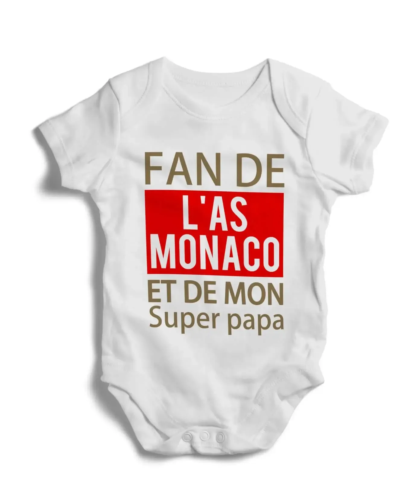 Body grenouillère – Fan de l’AS Monaco