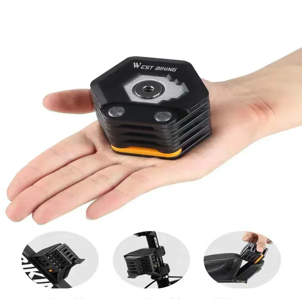SHENGMILO antivol pour vélo électrique, antivol à chaîne pliable, dispositif antivol, cisaille anti-hydraulique portable – Image 4