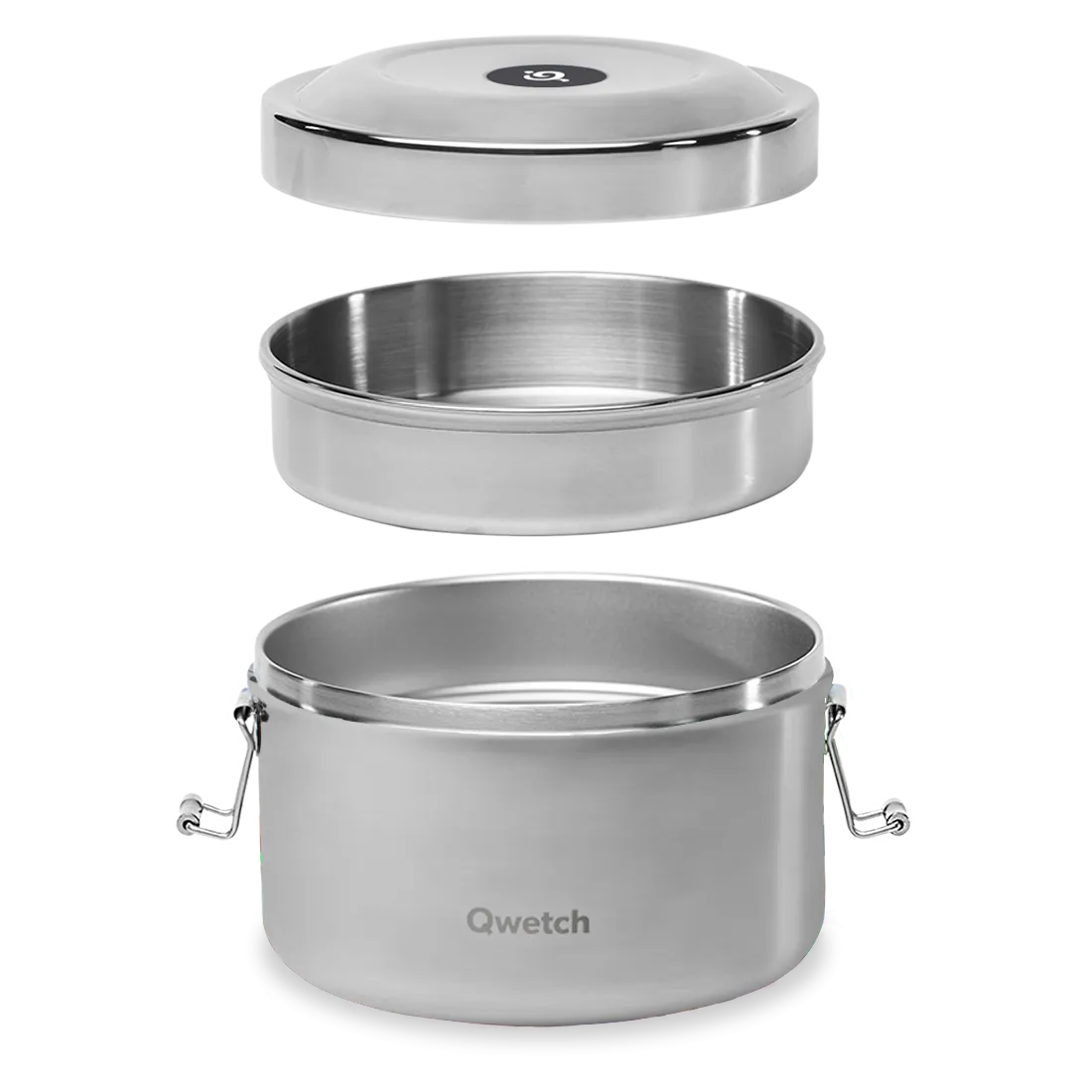 Bento gamelle isotherme Qwetch Inox 850ml – Image 2